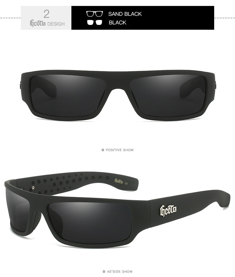 Motorcycle Bandit Style Hip Hop Fashion West Coast Polarized Sunglasses