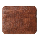 Ultra-thin Double-sided Large Capacity Leather Card Bag