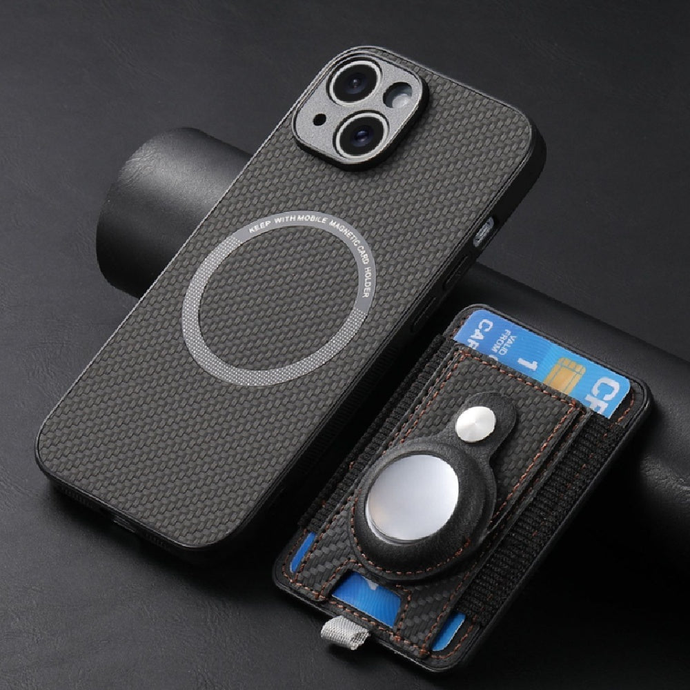 Fashion Storage AirTag Magnetic Phone Case