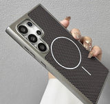 Carbon Fiber Texture Magnetic Suction S24plus All-inclusive Drop-resistant Apply Mechanically