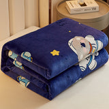 Milk Velvet Blanket Quilt Thickened Winter Coral Flannel