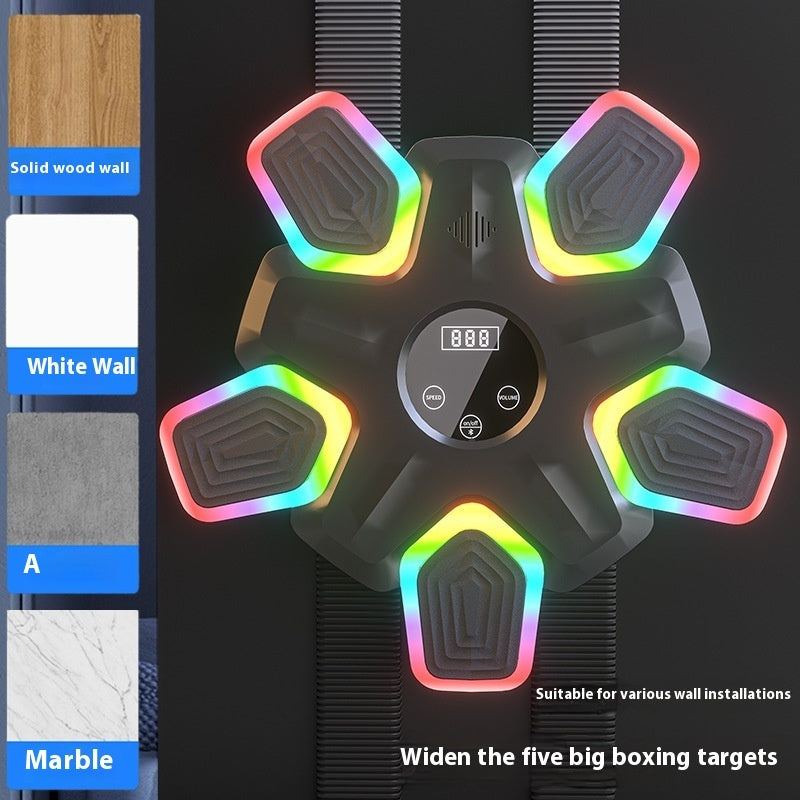 New Smart Bluetooth Music Sports Fitness Machine Home Training Boxing Wall Target