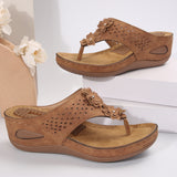 Flip-Flops Casual Wedge Platform Beach Shoes