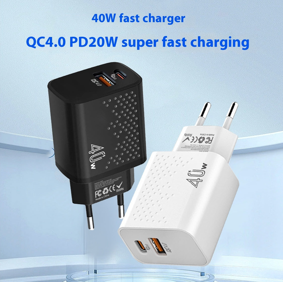 European And American Standard Dual-port Charger
