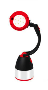 Foldable Table Lamp with Emergency Flashlight
