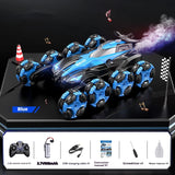 Eight-wheel Gesture Induction Remote Control Deformation Rock Crawler Spray Drift Tumbling Stunt Car