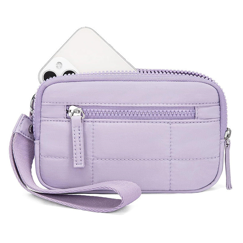 Women's Wristband Wallet Nylon Quilted