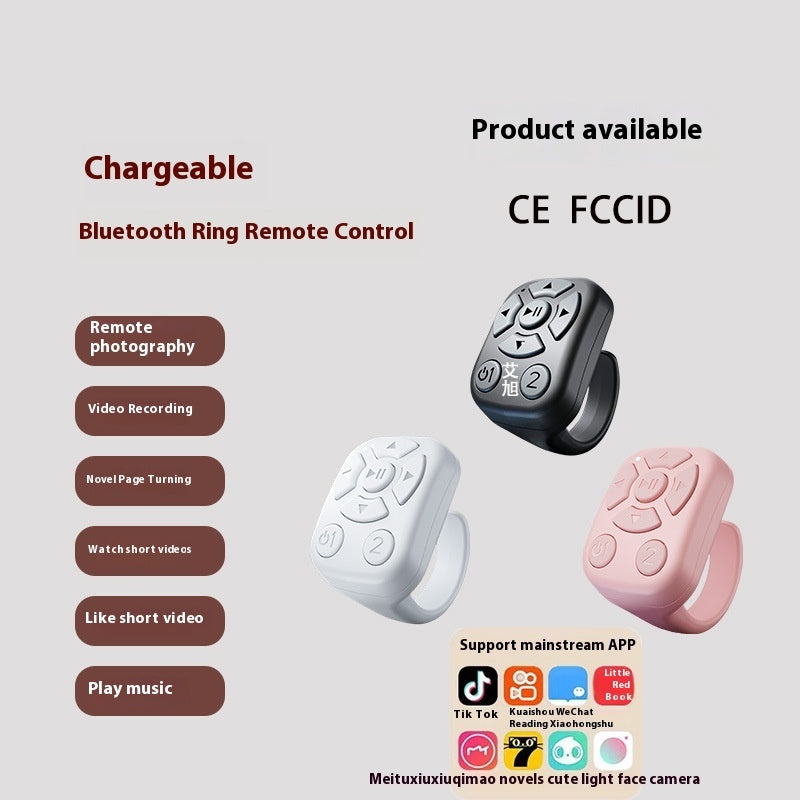 J6 Multifunctional Ring Remote Control Age-Turner