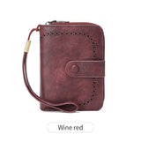 Leopard Print Multifunctional Zipper Retro Small Wallet