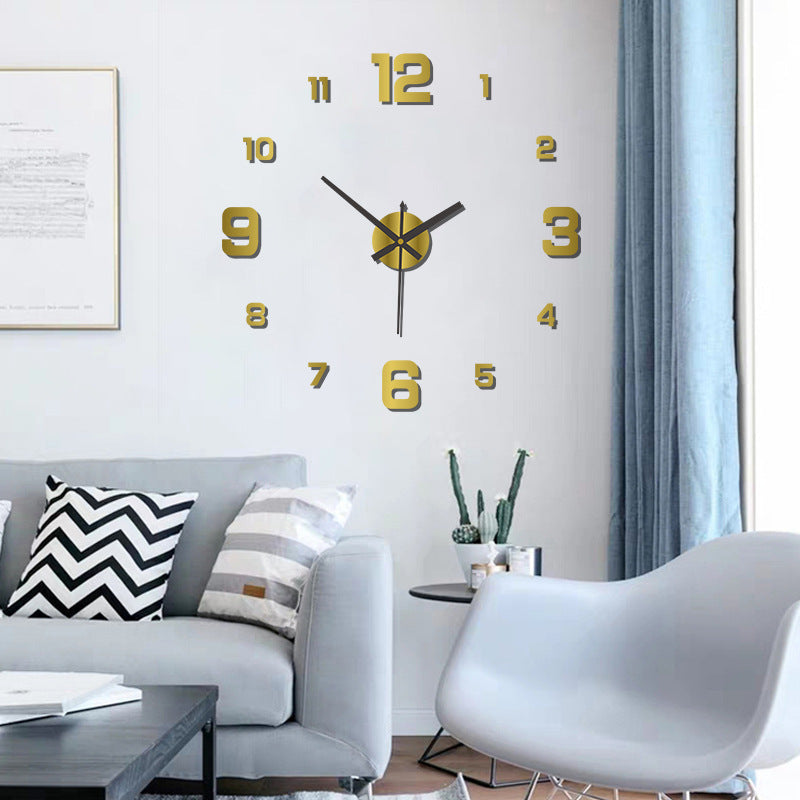 Creative Digital Luminous DIY Wall Clock