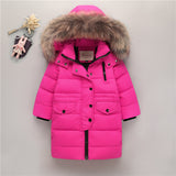 Children's Down Jacket Mid-length Thickened Coat