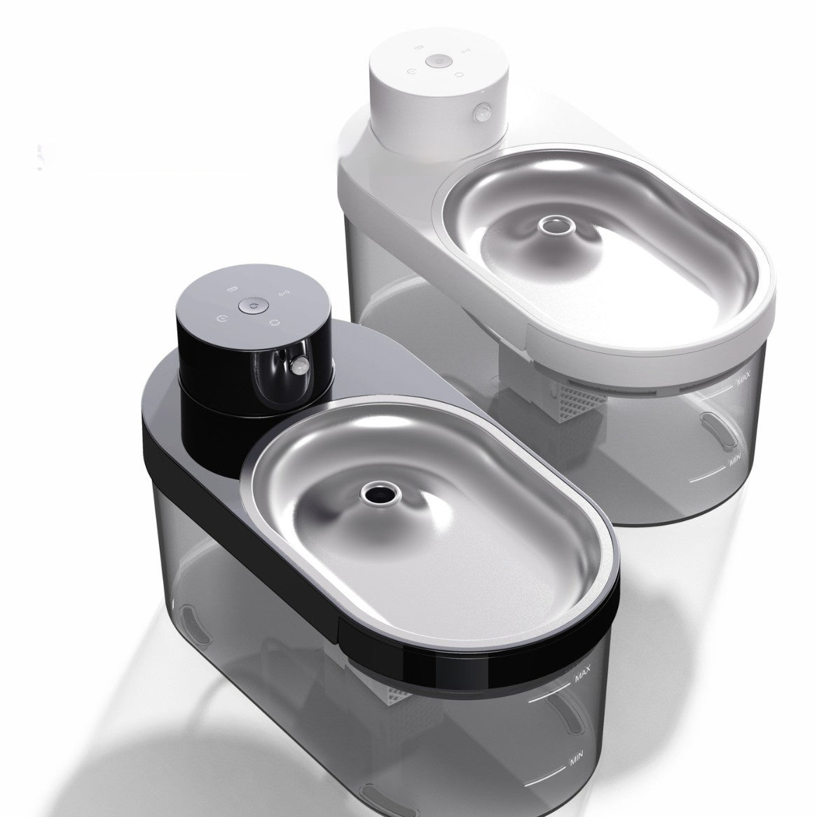 Stainless Steel Pet Water Dispenser Wireless Water And Electricity Separation