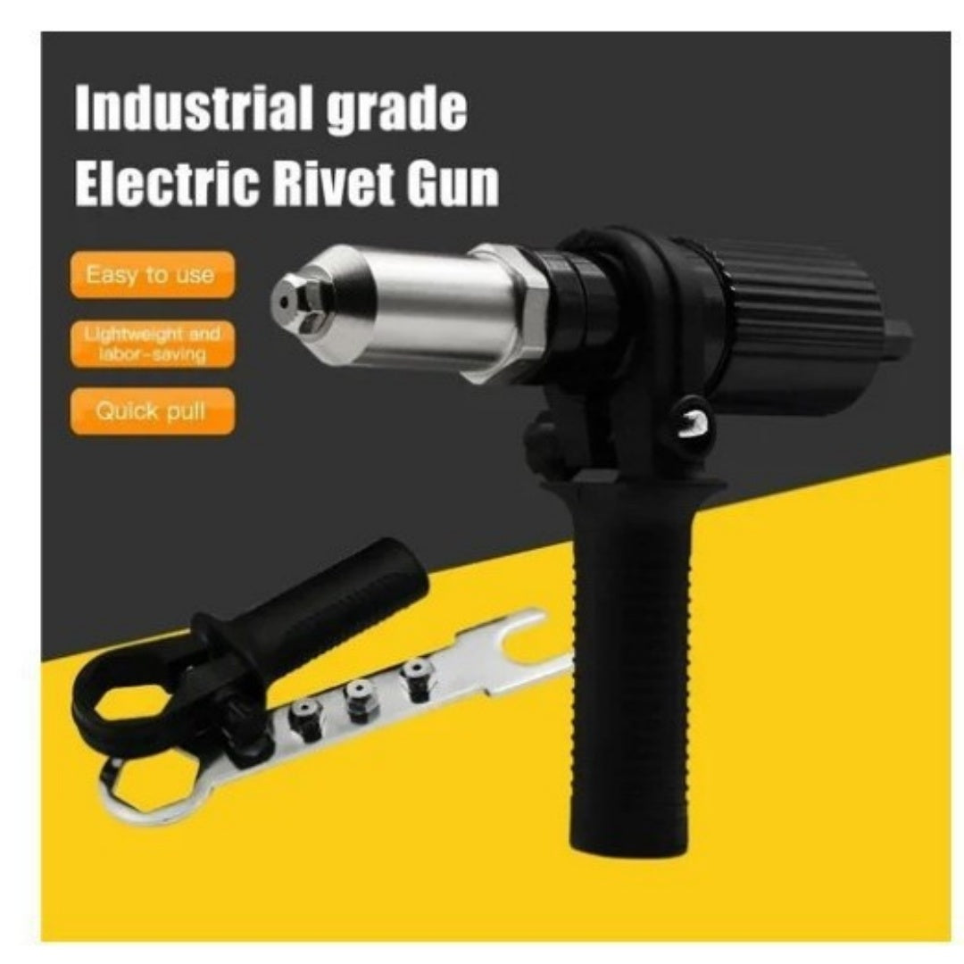 Electric Rivet Gun For Riveting And Grabbing Conversion Head