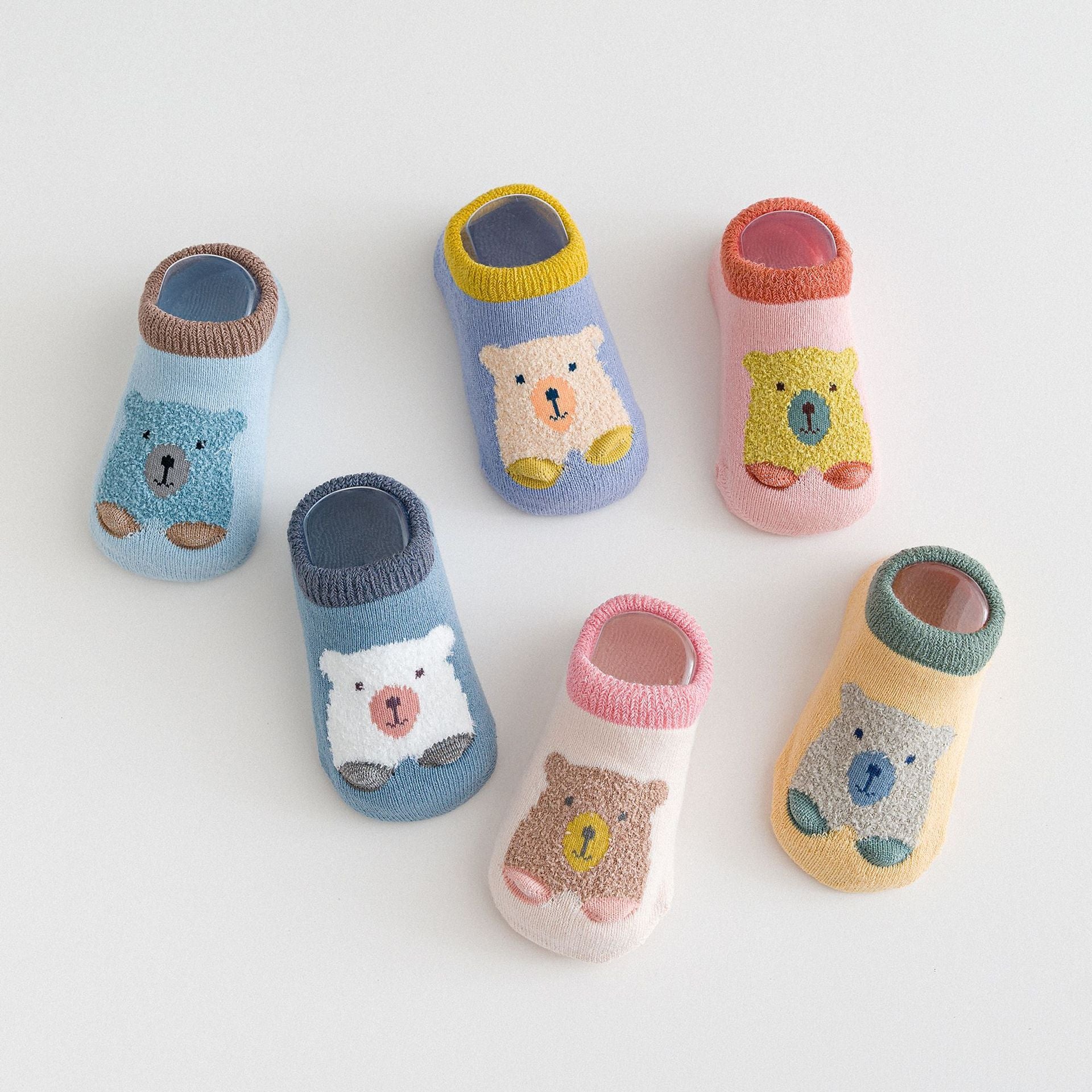 Terry-loop Hosiery Children's Foot Sock Cartoon Cute