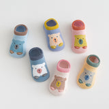 Terry-loop Hosiery Children's Foot Sock Cartoon Cute