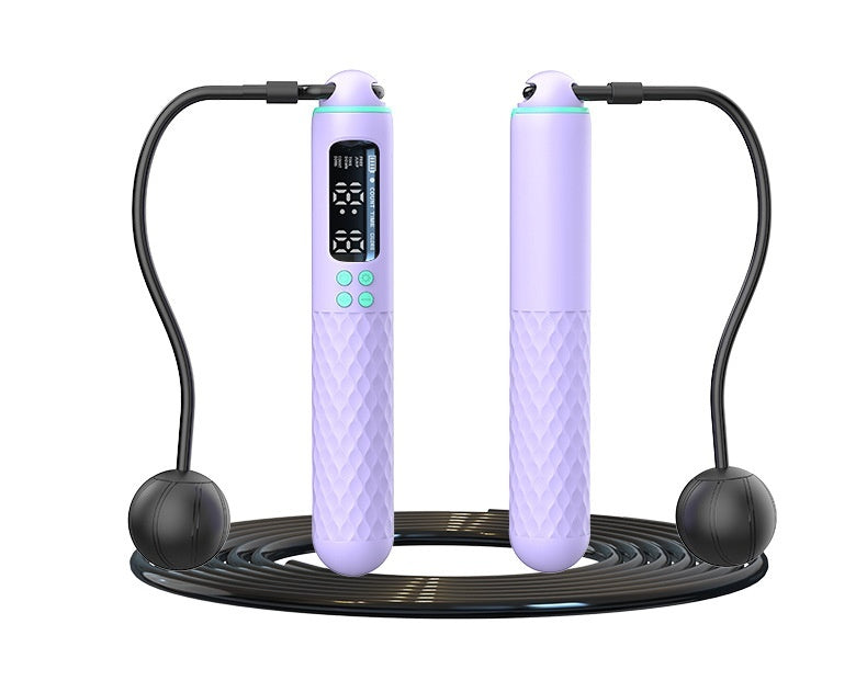 Smart Skipping Rope With Counter Weight-bearing Cordless Dual-use Fitness