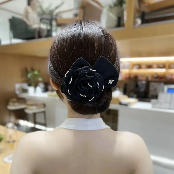 Handmade Camellia Twist Hair Tie