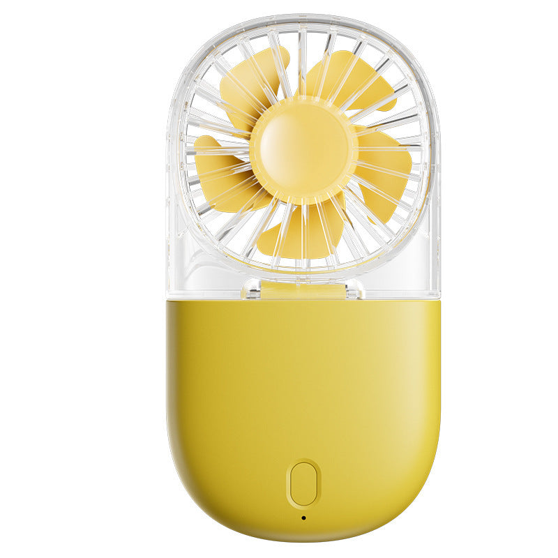 Transparent Folding Mini Outdoor Halter Little Fan