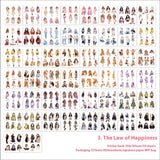 Human Flavor Series Japanese Paper Sticker Book
