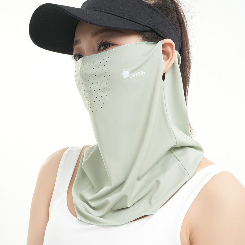 Mask Female Riding UV Protection Neck Ear Hanging