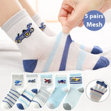 Children's Solid Color Short Socks