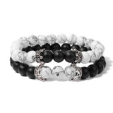 Natural Stone Bead Set Combination Bracelet