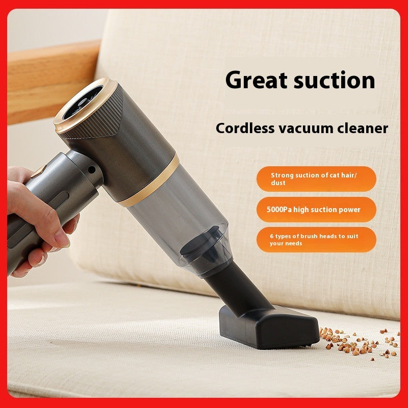 Household Car Portable Wireless Charging Handheld Vacuum Cleaner
