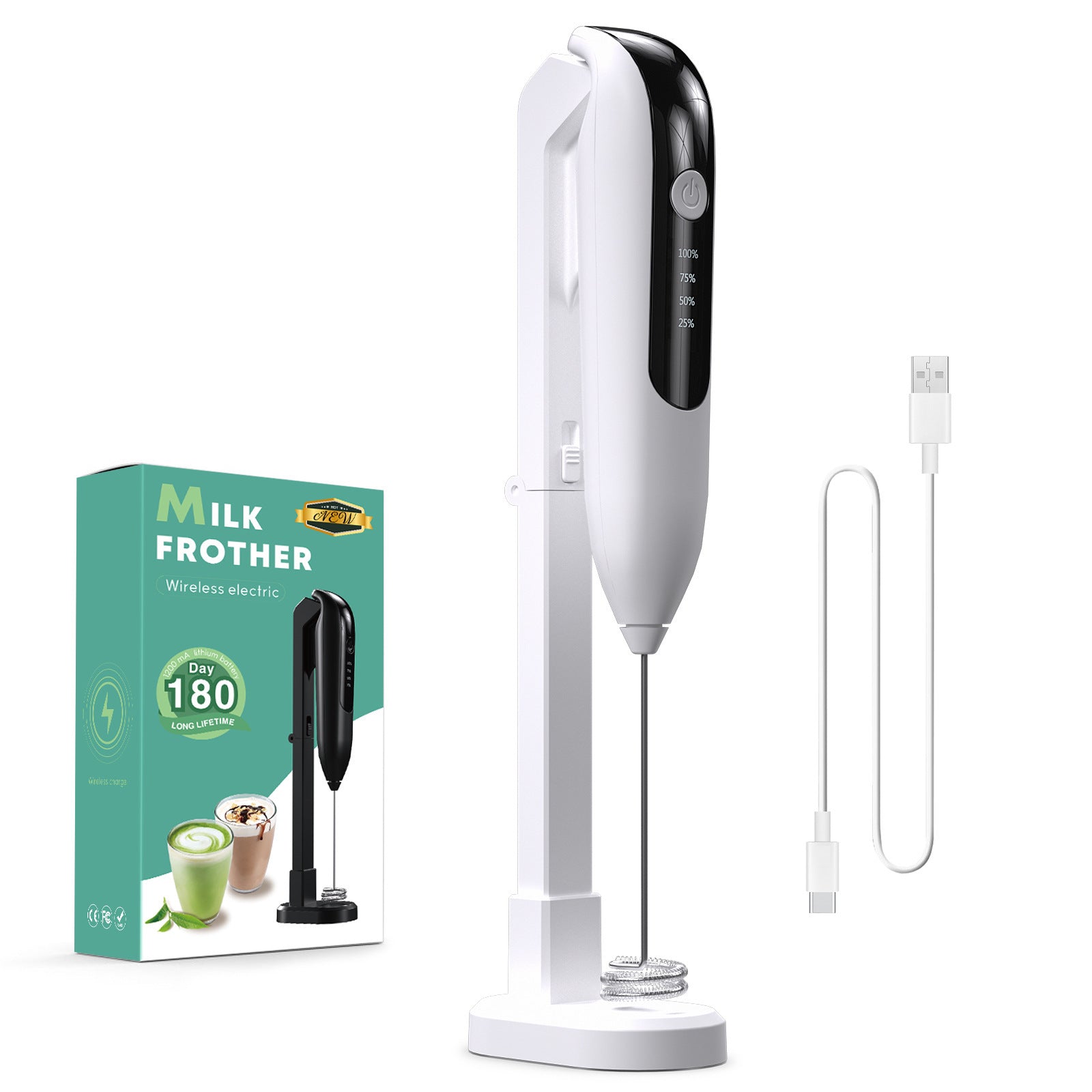 Wireless Electric Milk Frother