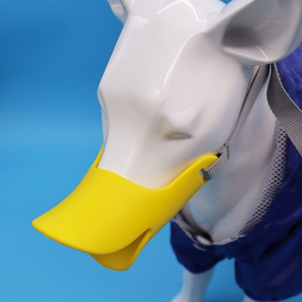 Dog Mouth Cover Pet Duckbilled Sleeve Silicone