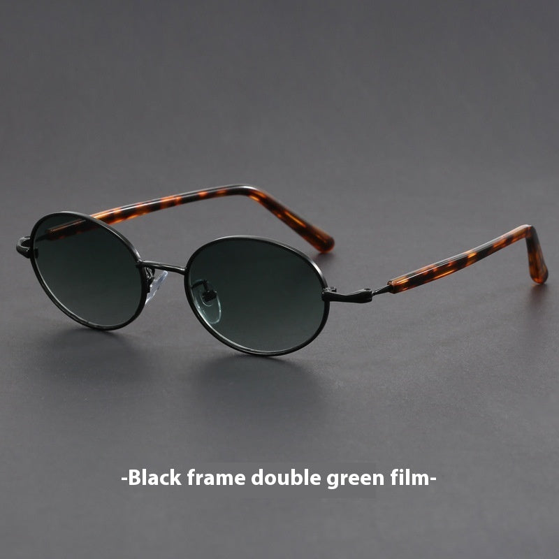 Oval TR90 Temple Retro Round Glasses Republic Of China Style