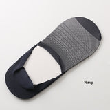 Men's Boat Socks Thin Ice Silk Seamless Mesh Breathable Silicone Non-slip