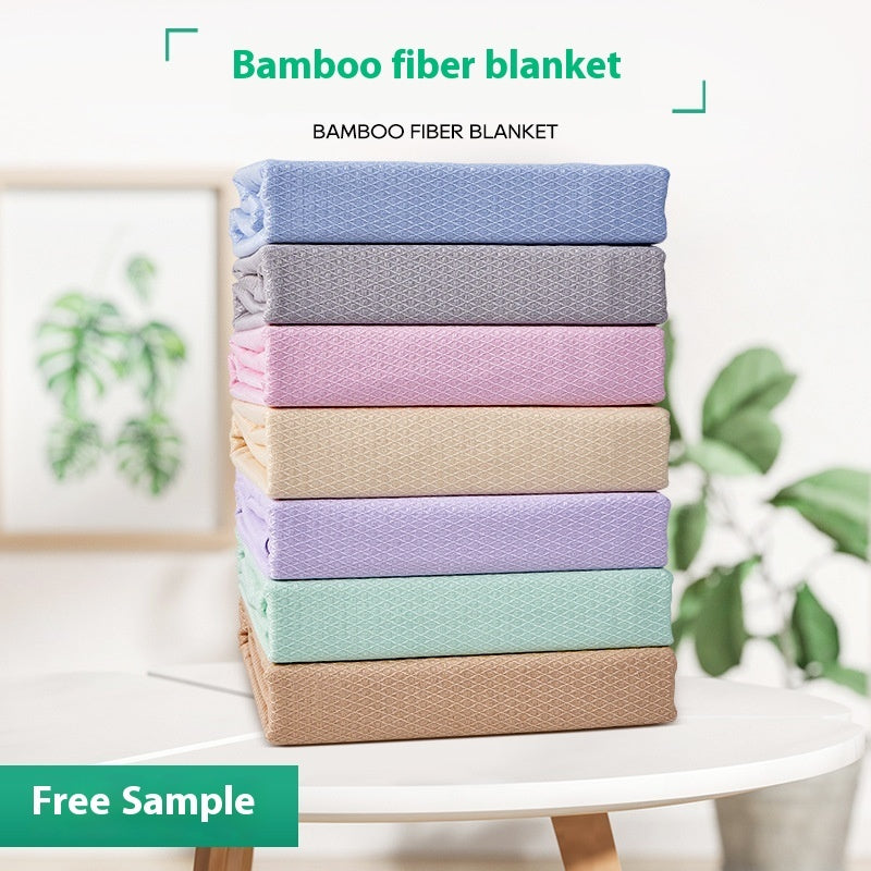 Bamboo Fiber Ice Silk Cover Blanket Air Conditioner