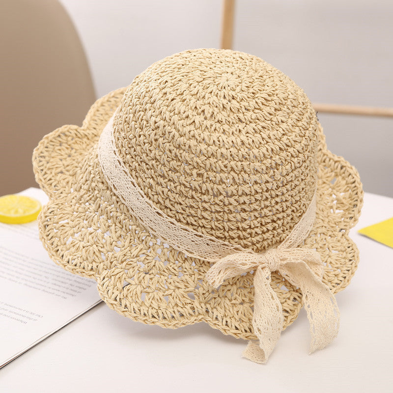 Summer Sunshade Big Brim Sun-proof Children's Straw Hat