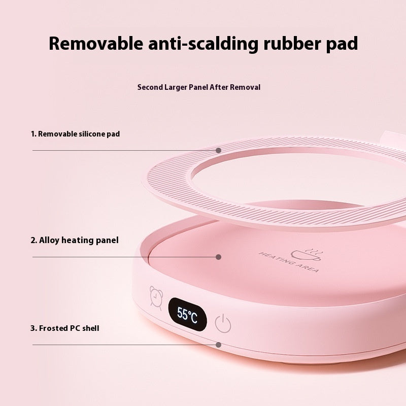 Intelligent Constant Temperature Warm Coaster With 55 Degree Heating