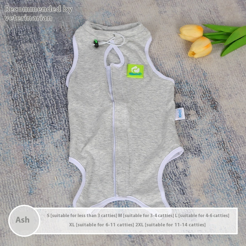 Wholesale Pet Sterilization Clothing Anti-licking Anti-stripping Post-weaning Dog Cat Clothes Cat Sterilization