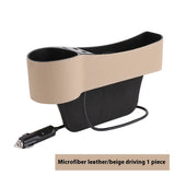 Car Seat Gap Storage Box Multi-function Dual USB Car