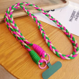 Crossbody Three-strand Horse Tail Mobile Phone Lanyard