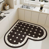 Kitchen Floor Mat Absorbent Oil-absorbent Quick-drying Stain-resistant