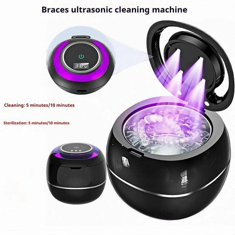 New Ultrasonic Dentures Cleaning Machine UV Sterilization Dentures Cleaning Device