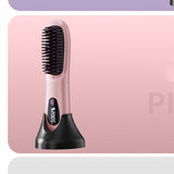 LCD Charging Straight Hair Styling Electric Comb