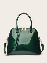 Women's Shiny Tote Shoulder Messenger Bag