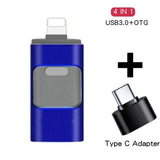 Multifunctional Mobile Phone U-disk Suitable For Mobile Phone Four-in-one Metal