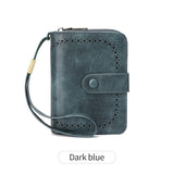 Leopard Print Multifunctional Zipper Retro Small Wallet