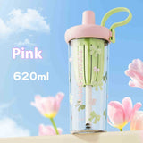 Simple Straw Portable Fruit Teas Cup