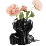 Resin Vase Human Body Shape Art Vase
