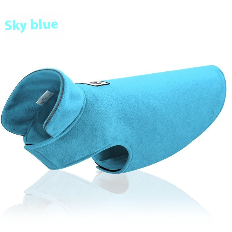 Thickened Warm Pet Autumn And Winter Dog Clothes Pet Polar Fleece Double-sided Vest
