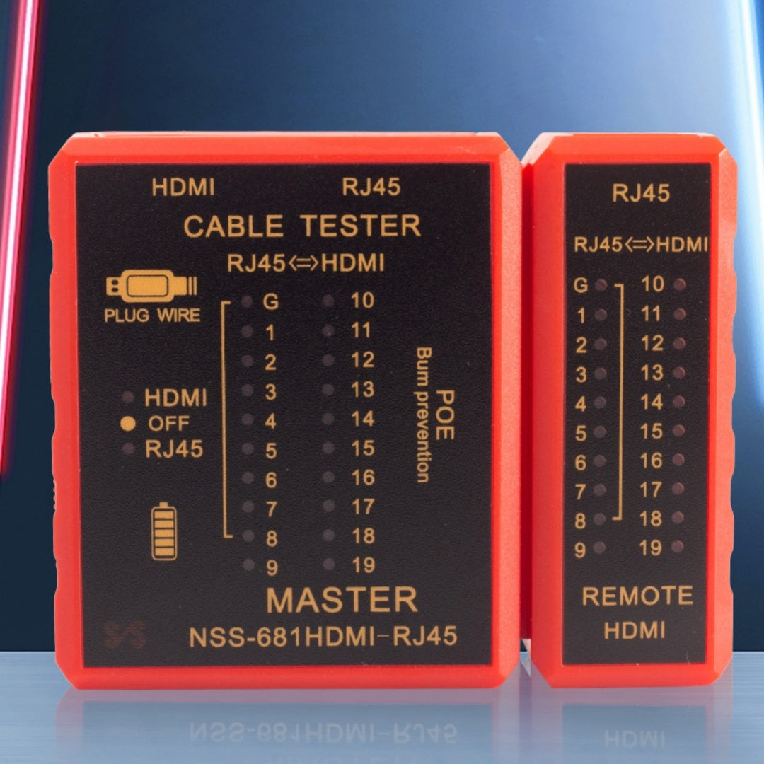 POE Anti-burn HD Digital Cable Network Cable Tester