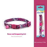 Woven Collar Bell Anti-suffocation Comfortable Safety Buckle Pet Decoration