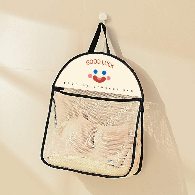 Household Hanging Storage Visual Hanging Storage Bag Net Pocket