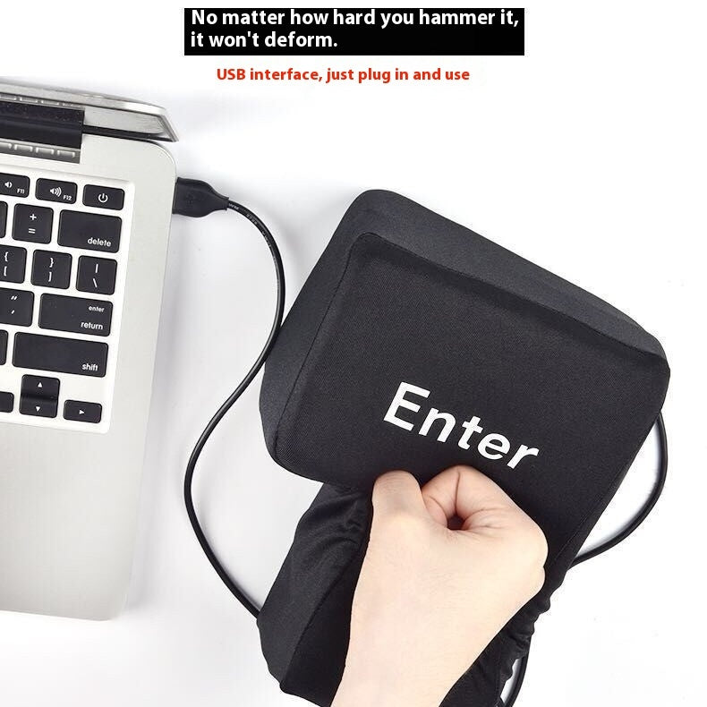R Oversized Computer Office Giant Enter Key Decompression
